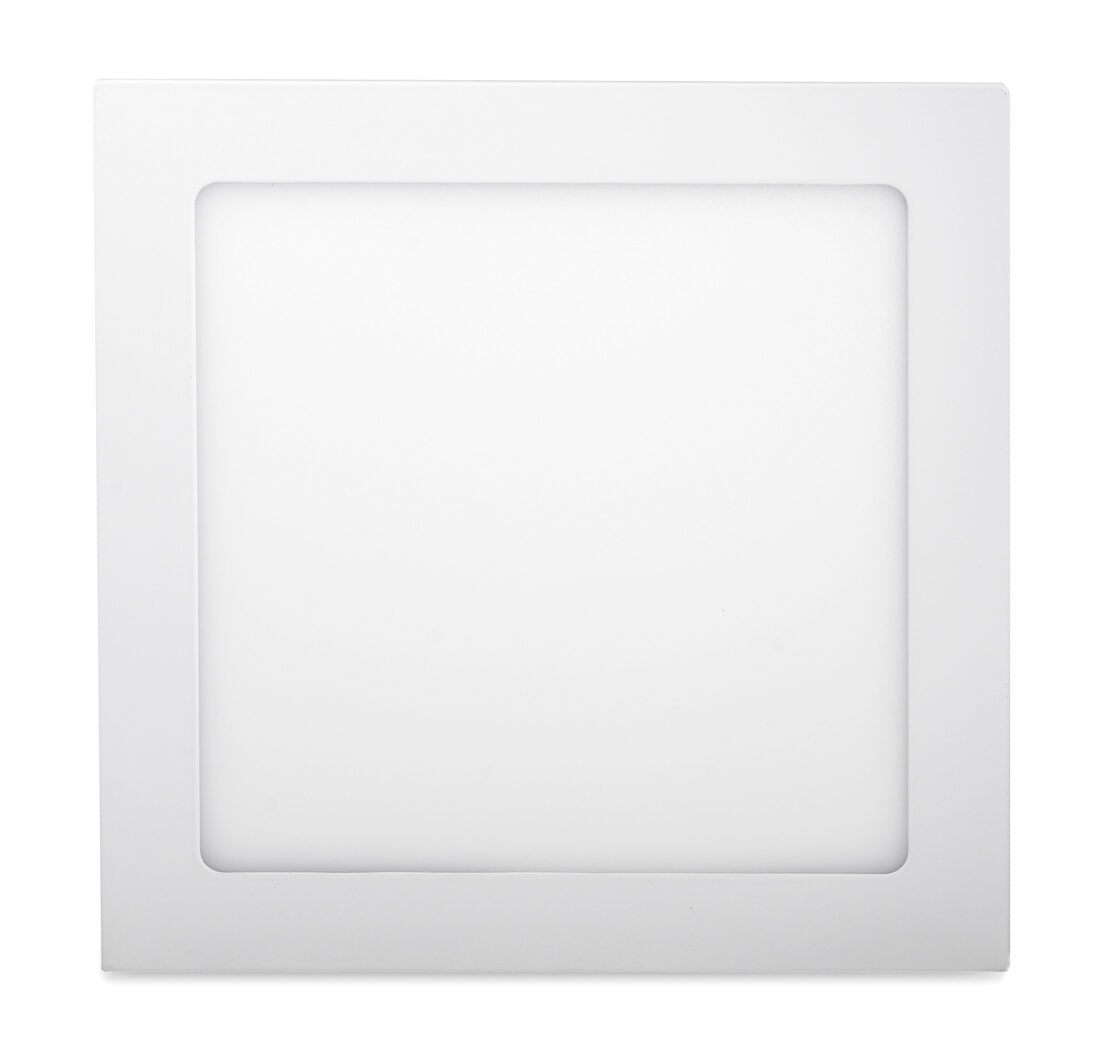 LED Solution Bílý vestavný LED panel hranatý 225 x 225mm 18W Barva světla: Studená bílá 191097