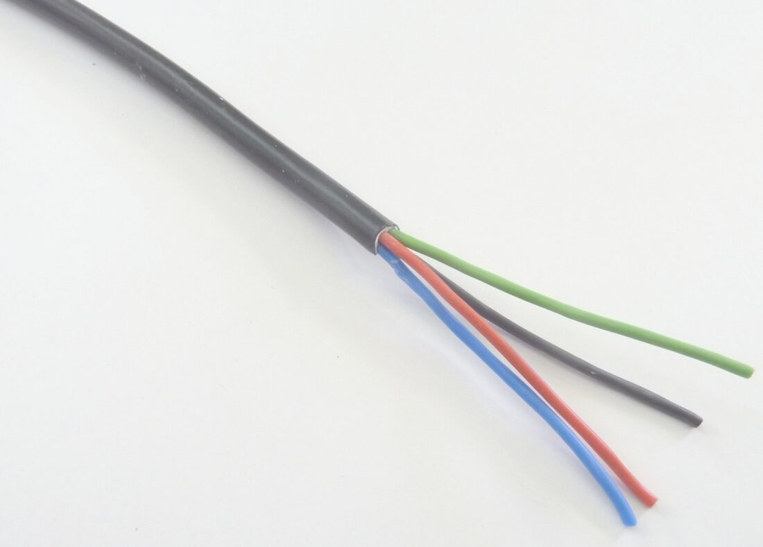 T-LED Kabel RGB čtyřžilový kulatý Průměr: 4x 0