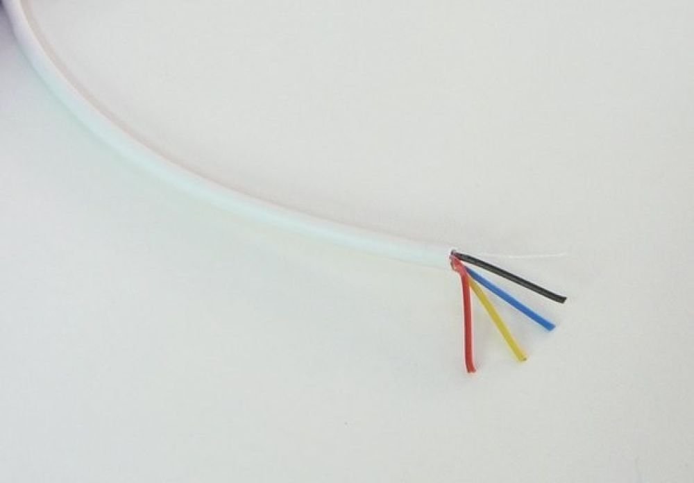 T-LED Kabel RGB čtyřžilový kulatý Průměr: 4x 0
