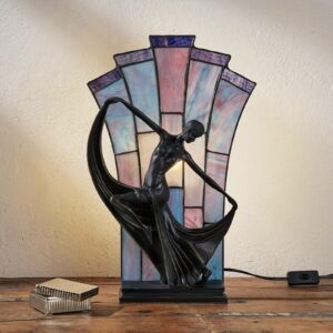 Artistar Stolní lampa Flamina v Tiffany stylu
