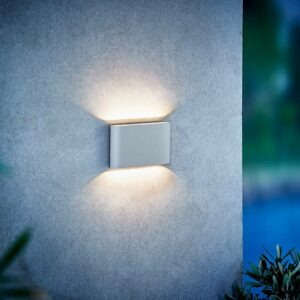 Nordlux LED venkovní světlo Kinver v plochém tvaru