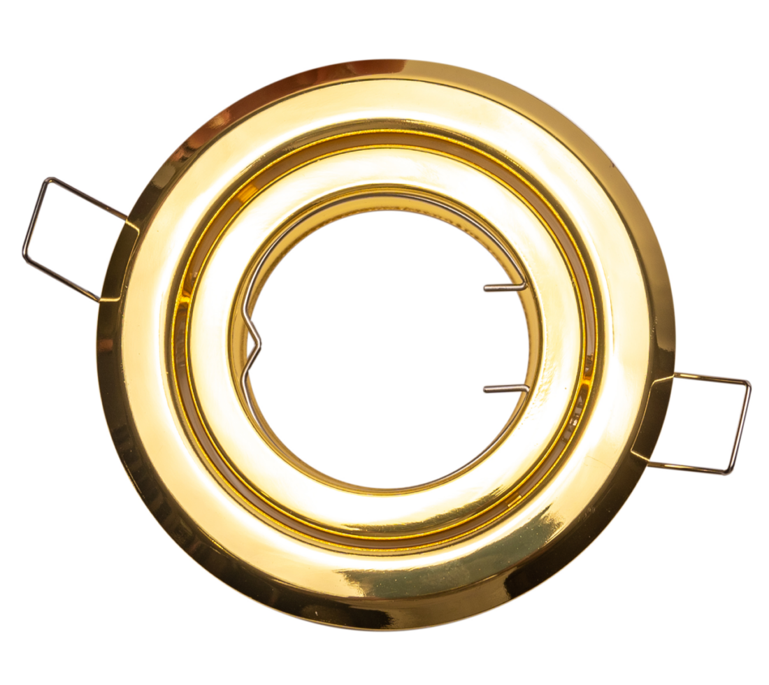 T-LED Podhledový rámeček zlatý výklopný kulatý 10421