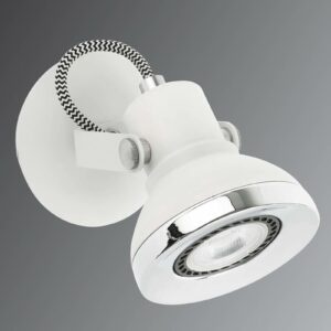 FARO BARCELONA Nástěnný reflektor Ring s LED v bílé