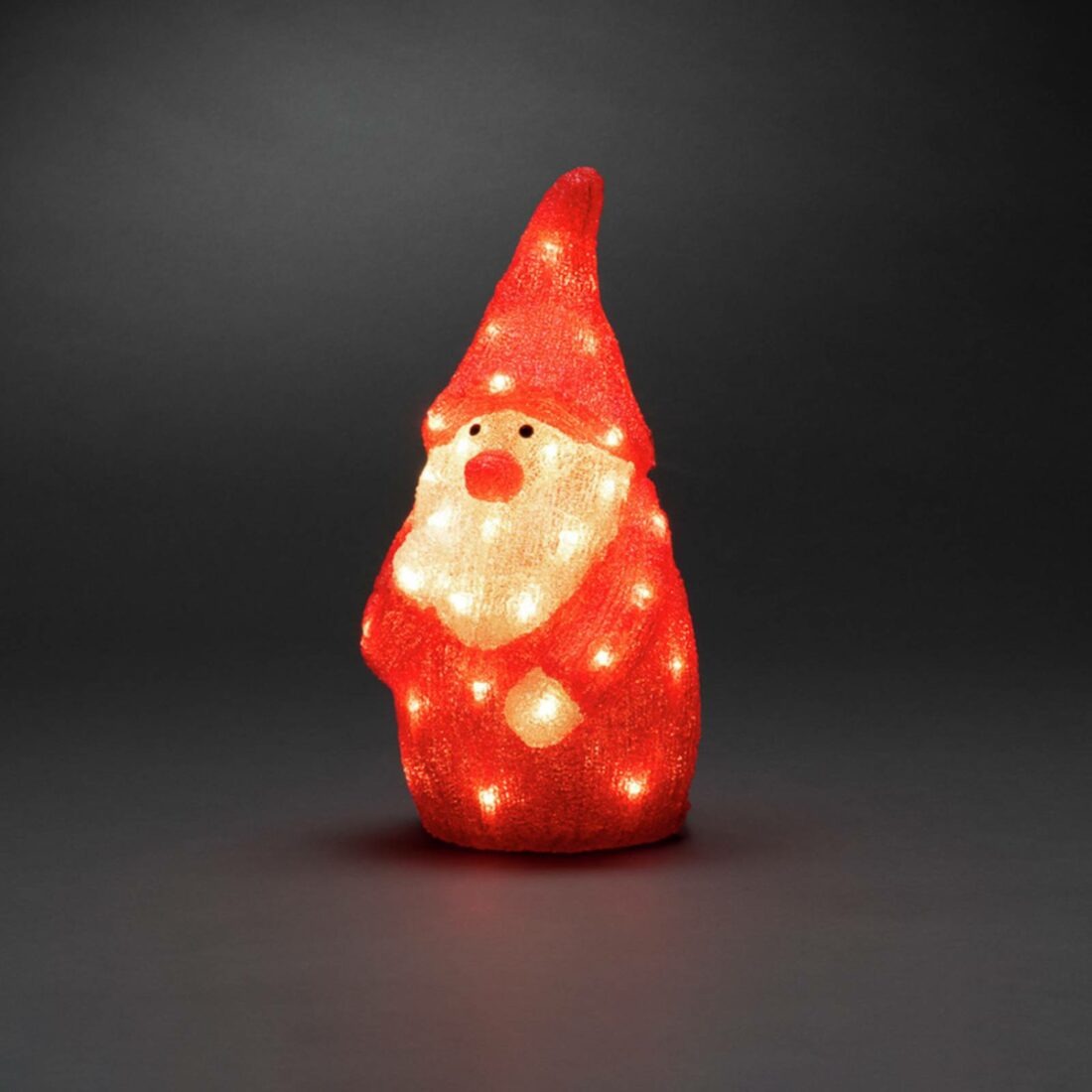 Konstsmide Christmas LED dekorace Santa Claus červená IP44 výška 38 cm