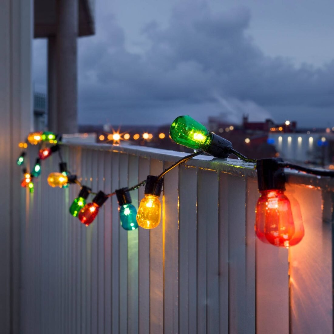 Konstsmide Christmas Pivní zahradní pohádková světla 20 LED kapek barevných