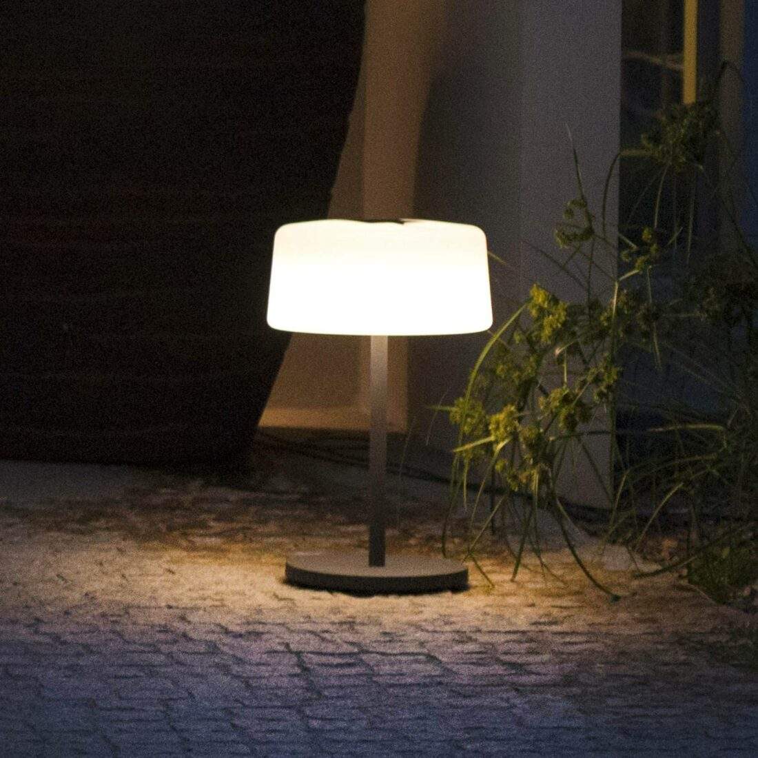 Les Jardins Solární stojací lampa Bump 3 výšky senzor antracit
