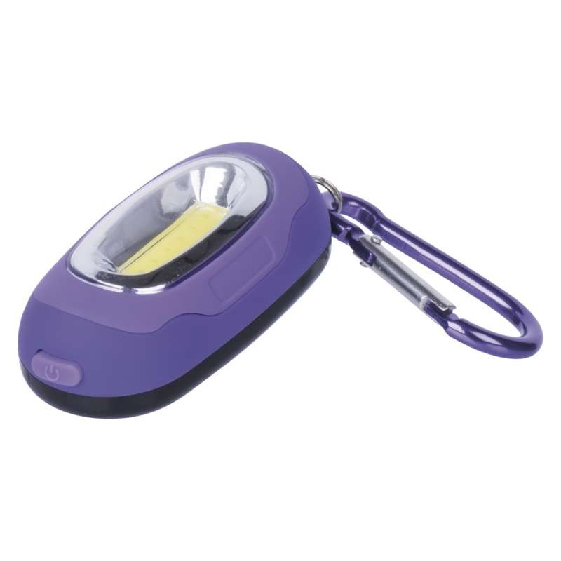 EMOS LED přívešek na klíče s karabinkou - fialová P3387