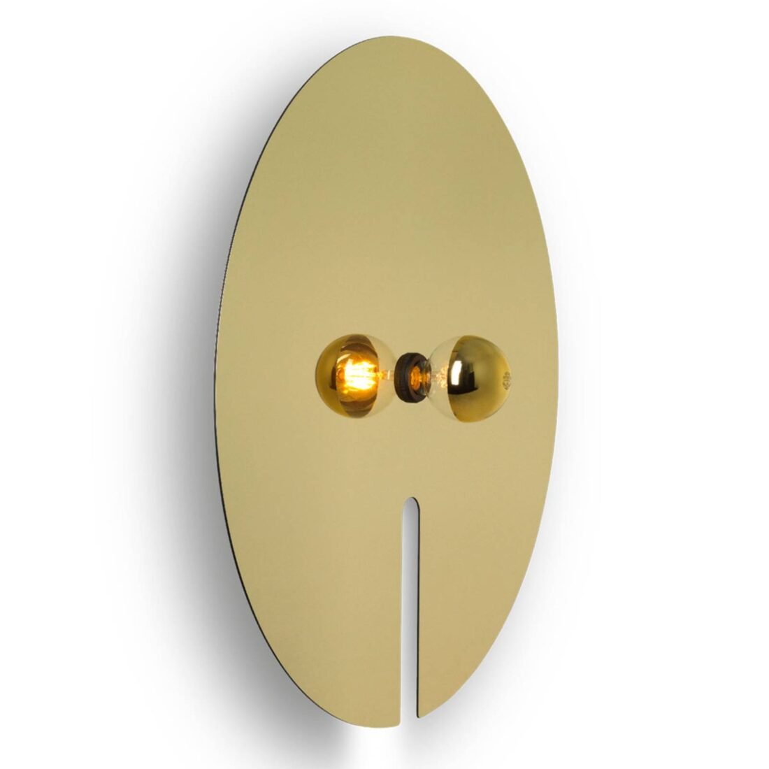 Wever & Ducré Lighting WEVER DUCRÉ Zrcadlo 3.0 nástěnné 75cm černé/zlaté