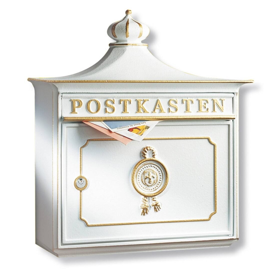 Burgwächter Bordeaux - Hliníková litá poštovní schránka