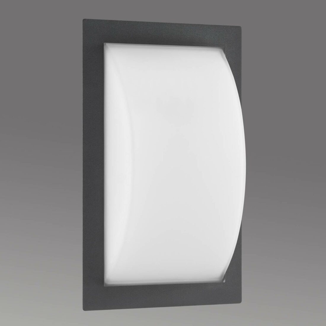 LCD Venkovní nástěnné svítidlo Ivett E27 grafitové