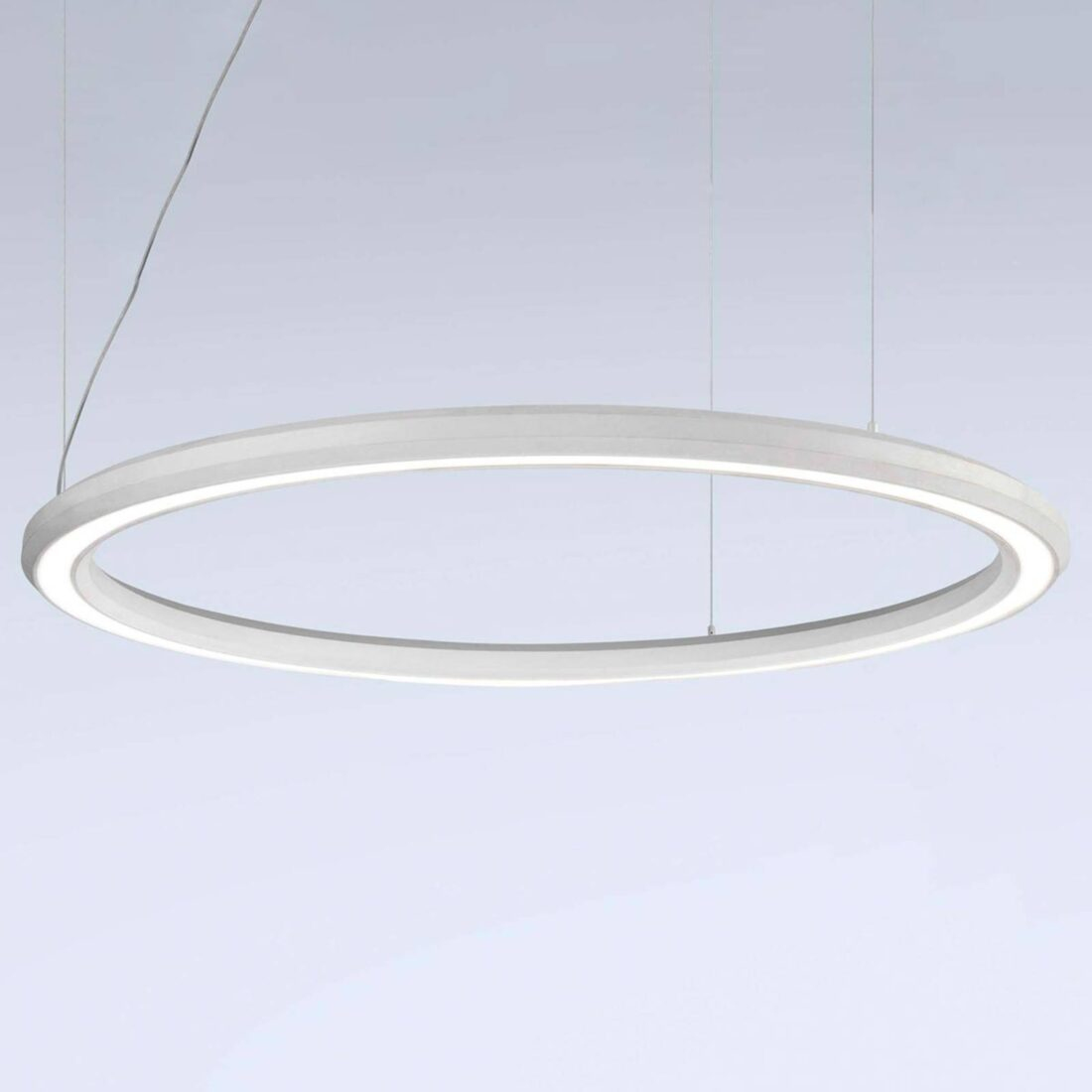 Marchetti LED závěsné svítidlo Materica spodní Ø 120 cm bílé