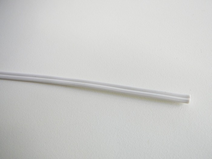 EMOS Kabel bílý Průměr: 2x 0