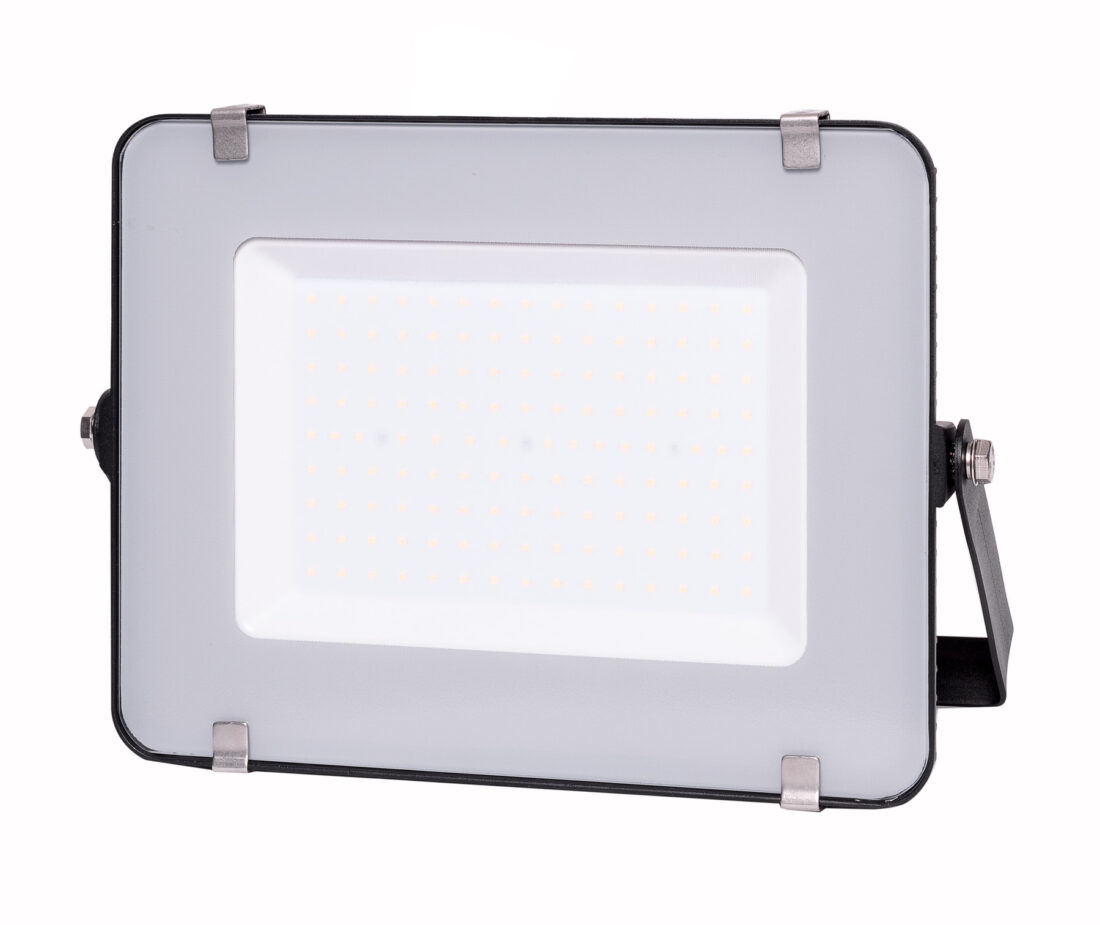 LED Solution Černý LED reflektor 150W Premium Barva světla: Denní bílá 476