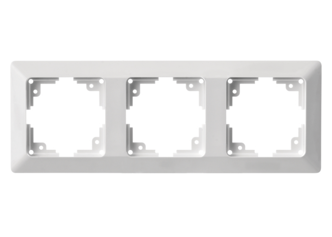 EMOS Bílý rámeček trojnásobný A6004.1