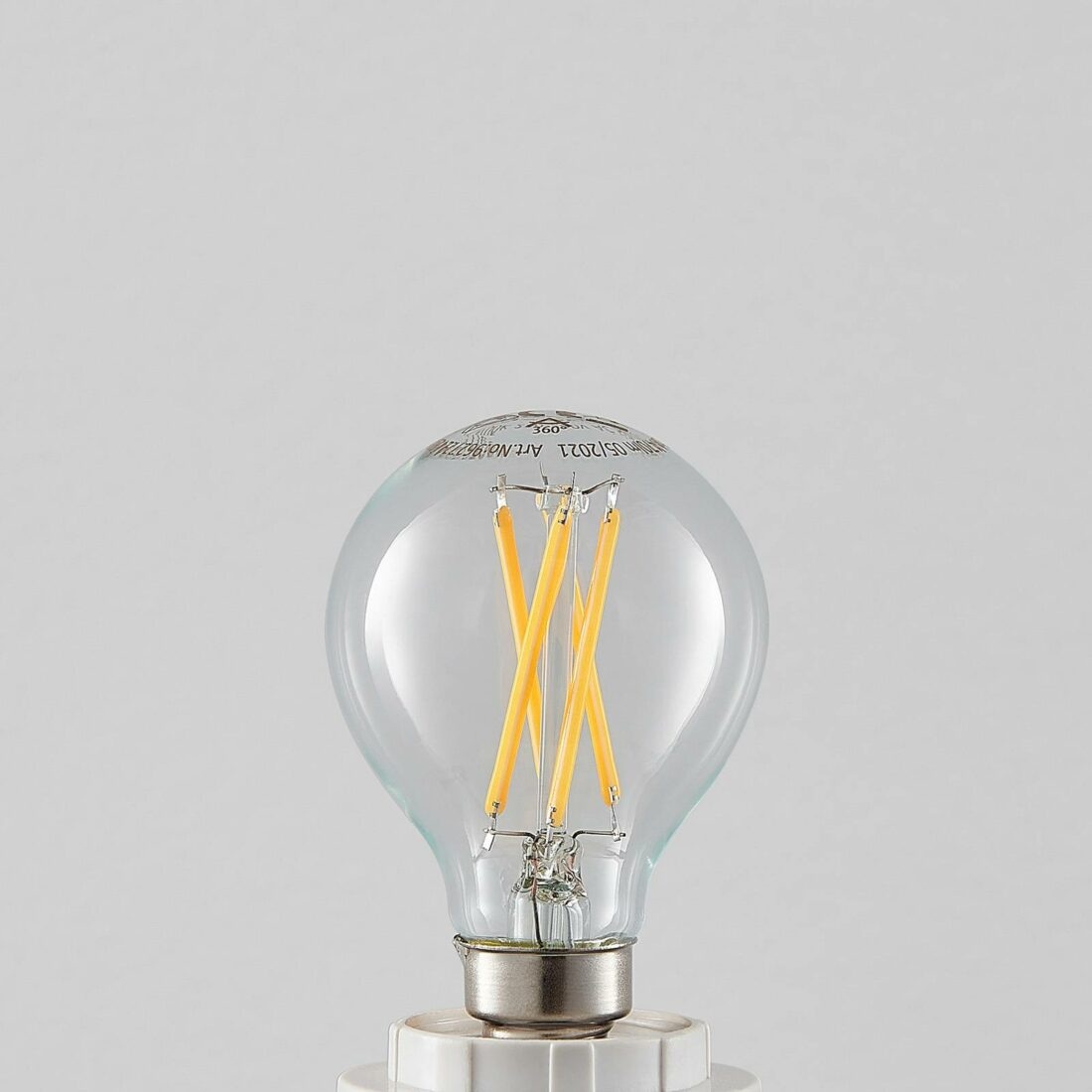 Arcchio LED žárovka E14 4W 2700K filament kapka stmívací