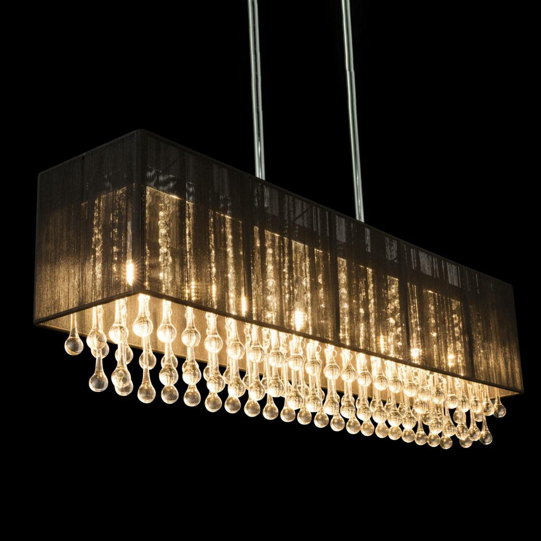 Globo LED závěsné světlo Bagana z kovu