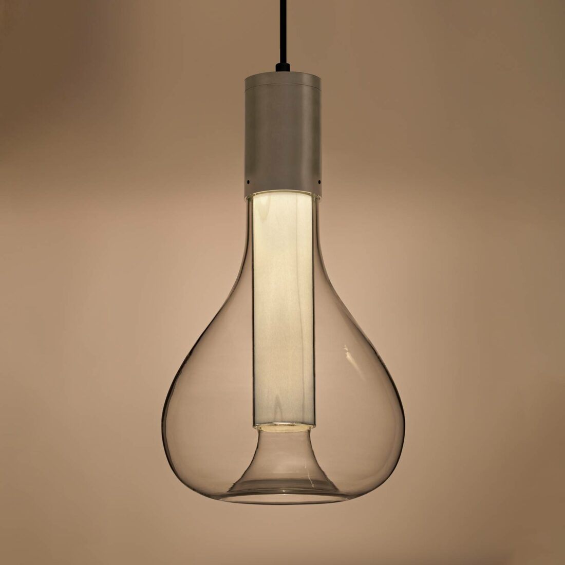 LZF LamPS Eris LED závěsné světlo sklo hliník/slonovina