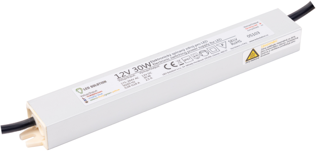 LED Solution LED zdroj (trafo) 12V 30W IP67 05103