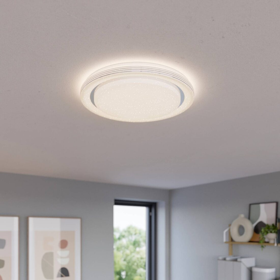 Lindby Smart LED stropní svítidlo Mizuni