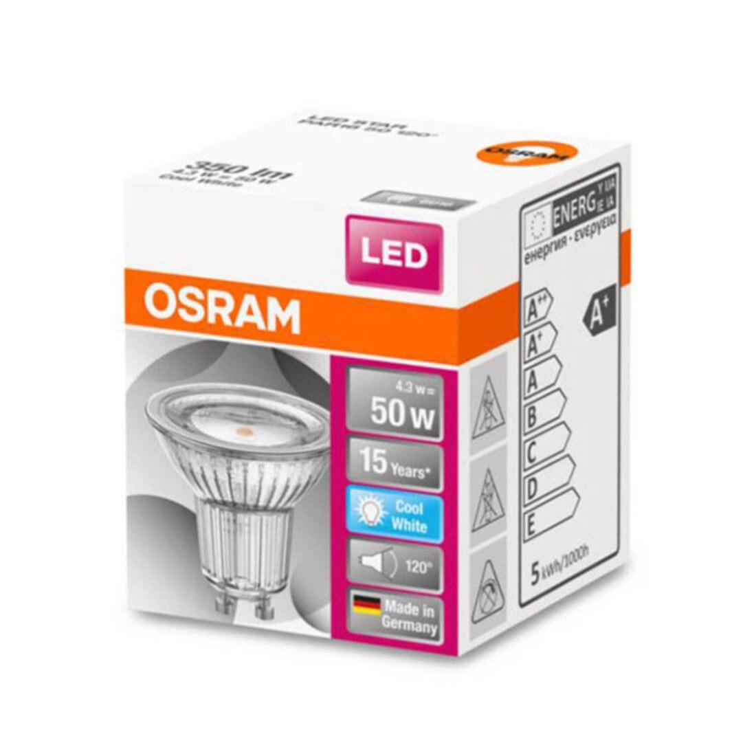 OSRAM Reflektor LED GU10 4