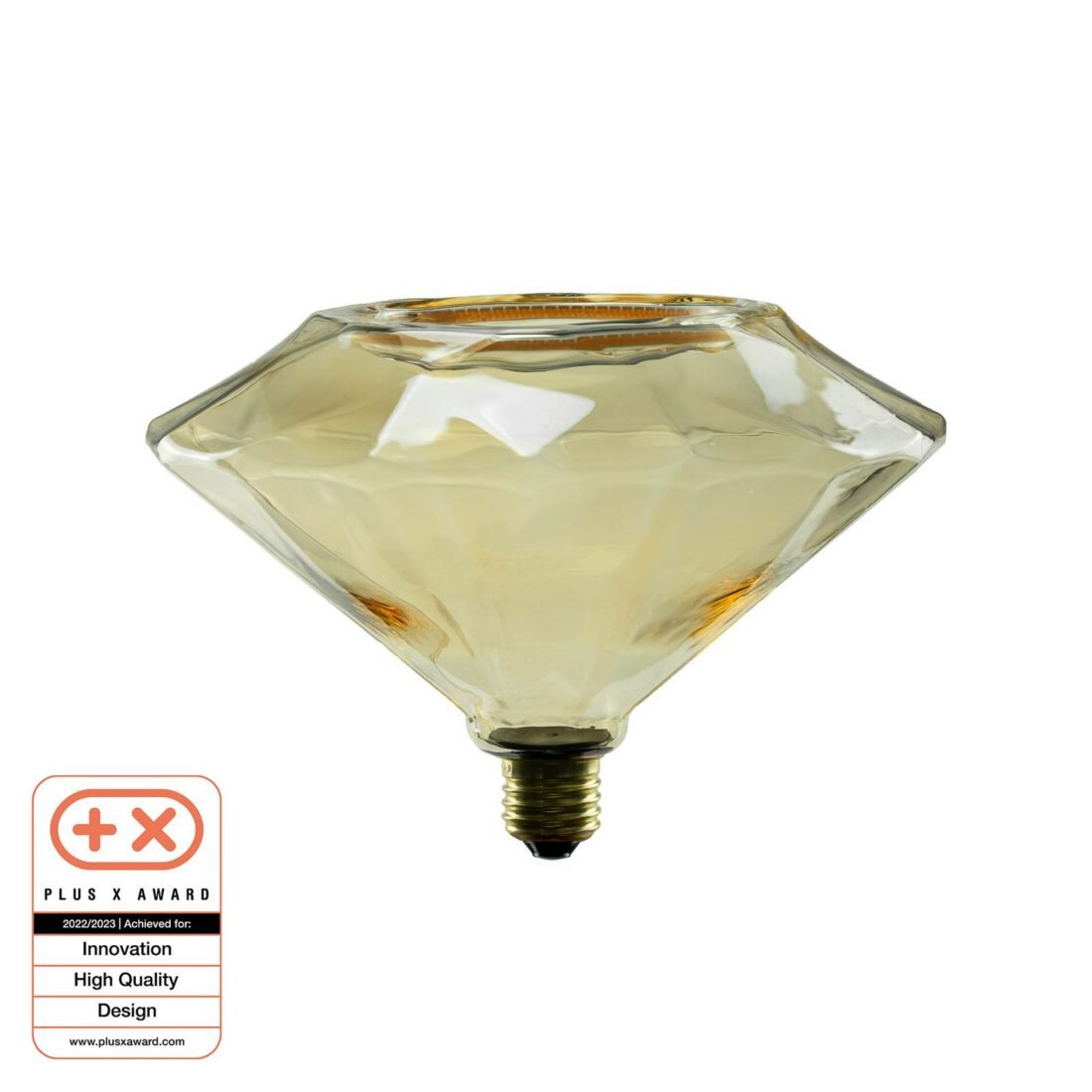 Segula SEGULA LED floating diamond E27 8W zlatá stmívací