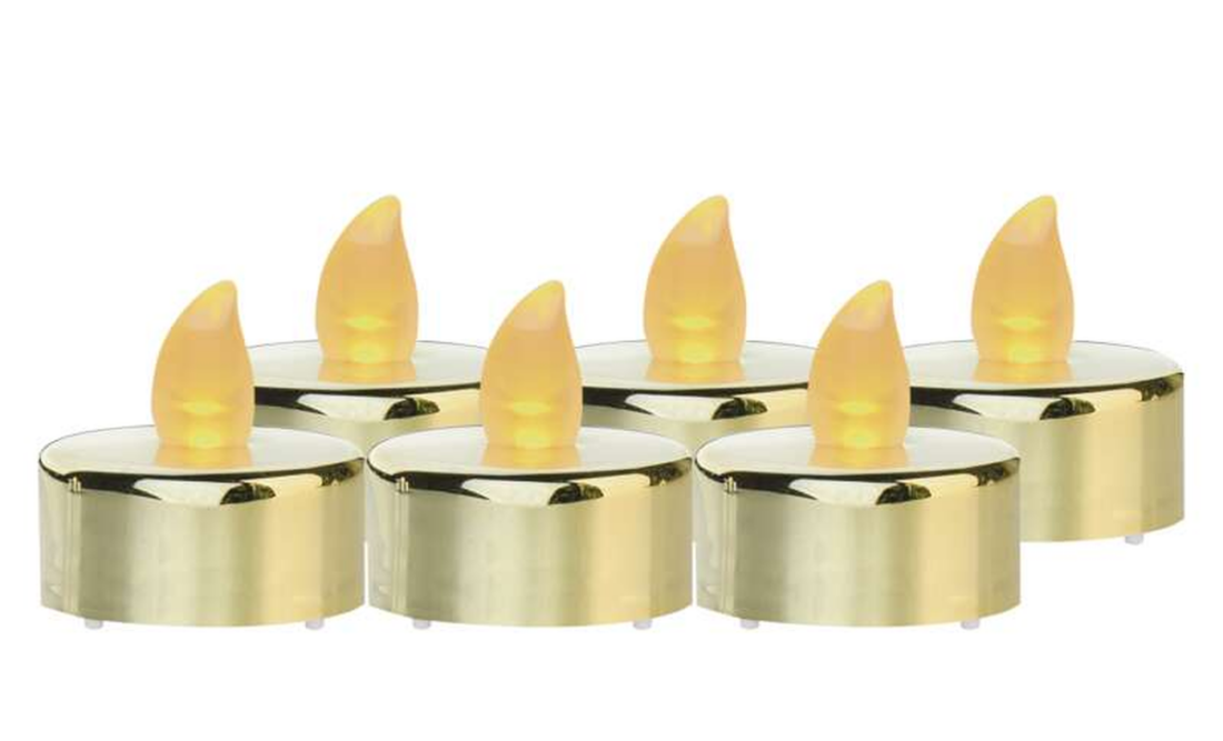 EMOS LED čajové svíčky zlaté 6ks DCCV13