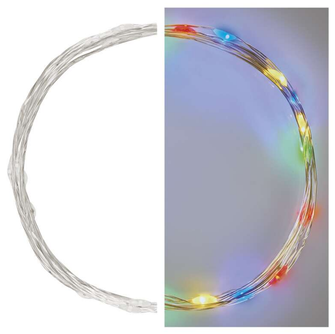 EMOS LED vánoční nano řetěz multicolor 1
