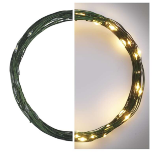 EMOS LED vánoční nano řetěz zelený teplá bílá 4m D3AW03