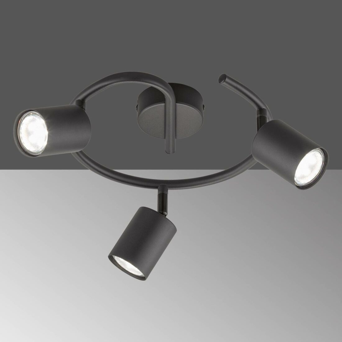 FISCHER & HONSEL LED stropní reflektor Vano černá
