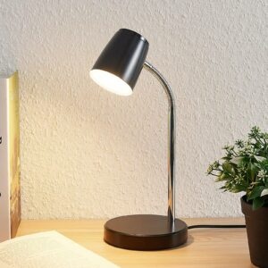 Lindby Jegor LED stolní lampa v černé