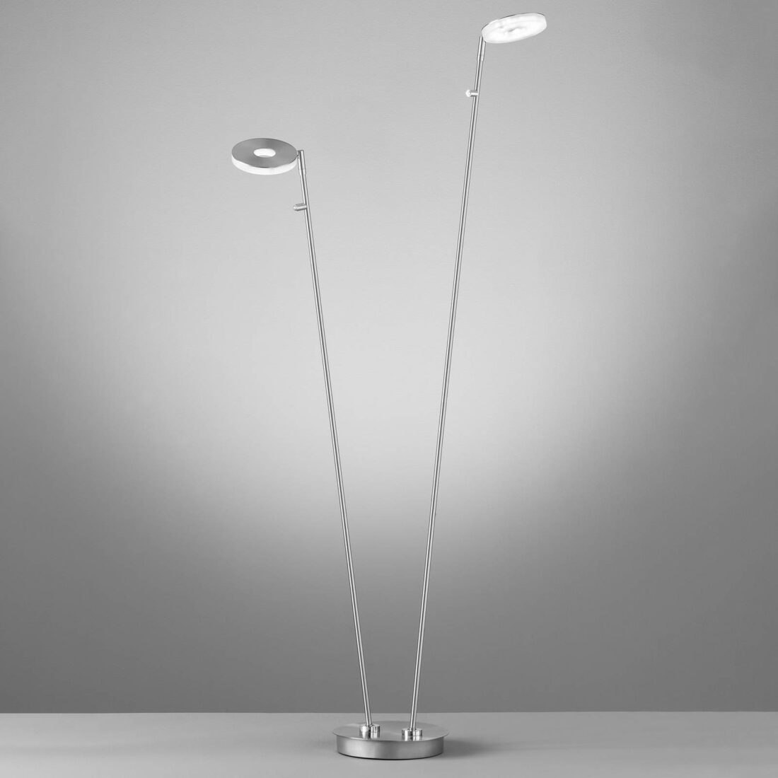 FISCHER & HONSEL LED stojací lampa Dent stmívací