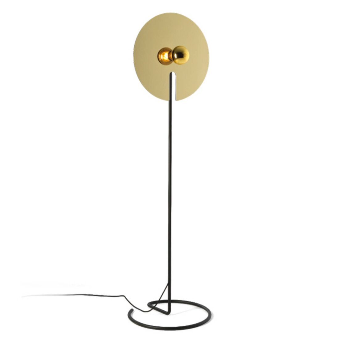 Wever & Ducré Lighting WEVER DUCRÉ Stojací lampa Mirro 2.0 černá/zlatá