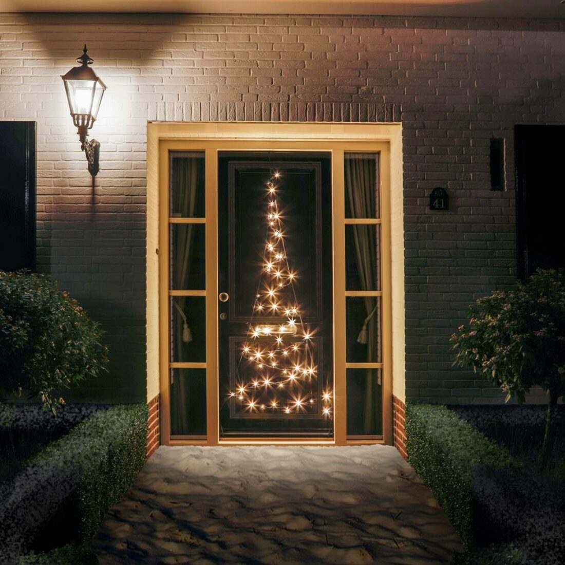 Fairybell Vánoční stromek do dveří 120 LED