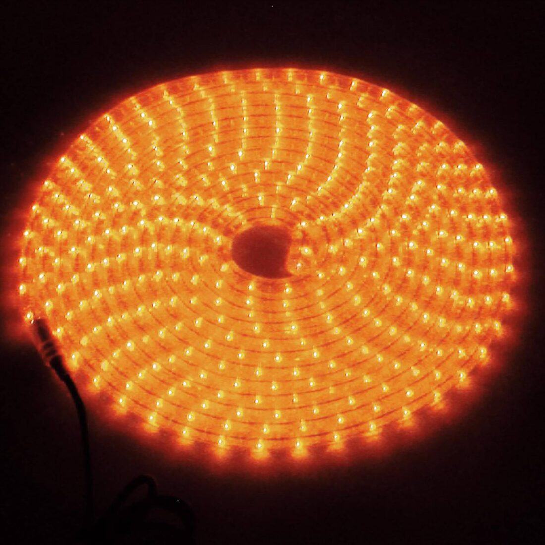 Steinigke Showtechnic Lanové světlo EUROLITE Rubberlight RL1 oranžové 5 m