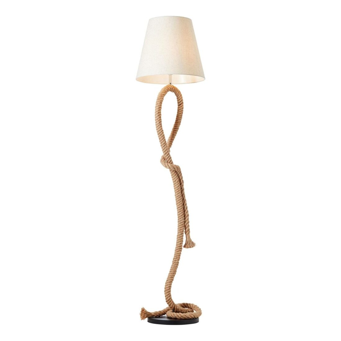 Brilliant Stojací lampa Sailor s lanovým stojanem