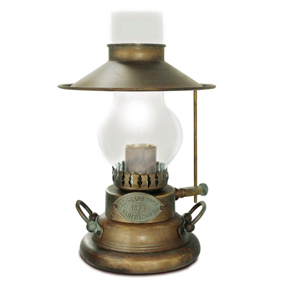 Moretti Luce Stolní lampa Guadalupa ze starých časů
