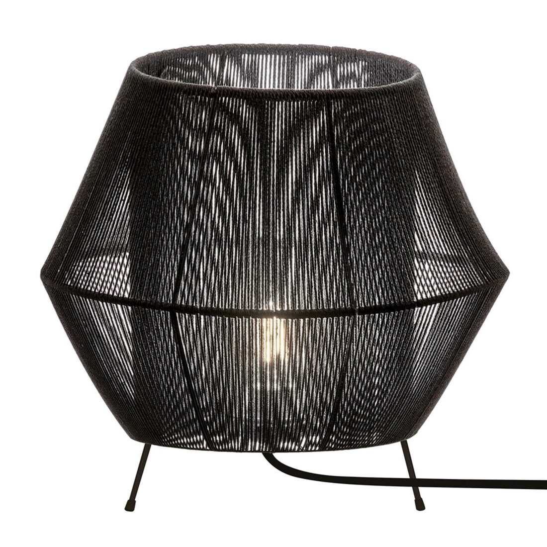 Viokef Stolní lampa Zaira v černé barvě