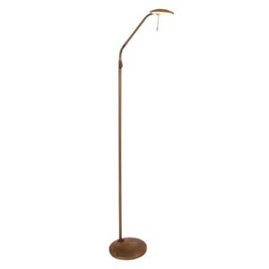 Steinhauer Bronzový povrch - stojací lampa LED Zenith stmívač