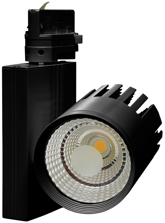 Ecolite Černý lištový LED reflektor 40W 3F TR-TL-40W/CR