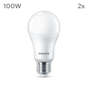 Philips LED žárovka E27 13W 1521lm 4000K matná 2ks