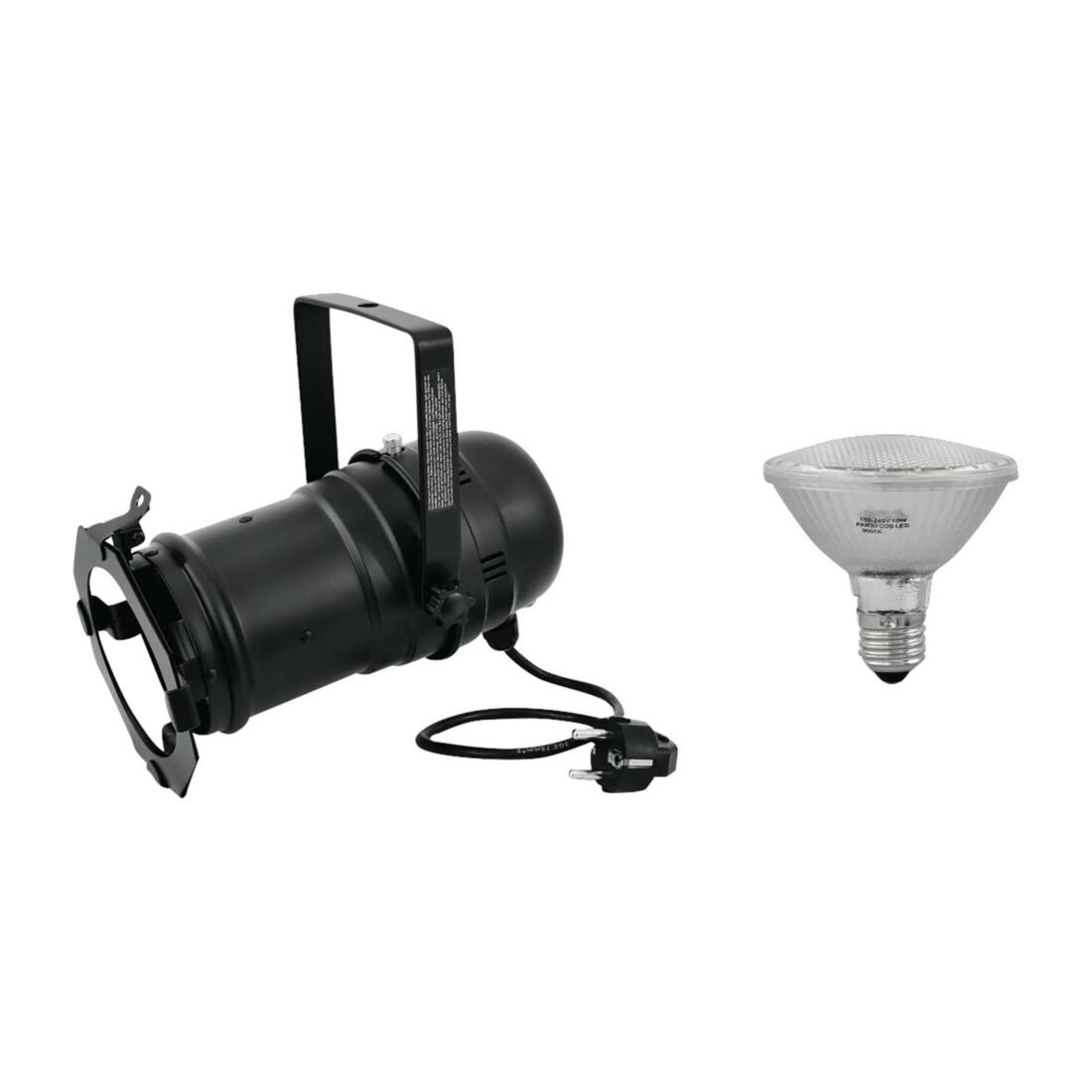 Steinigke Showtechnic EUROLITE Set PAR-30 spot LED reflektor černá