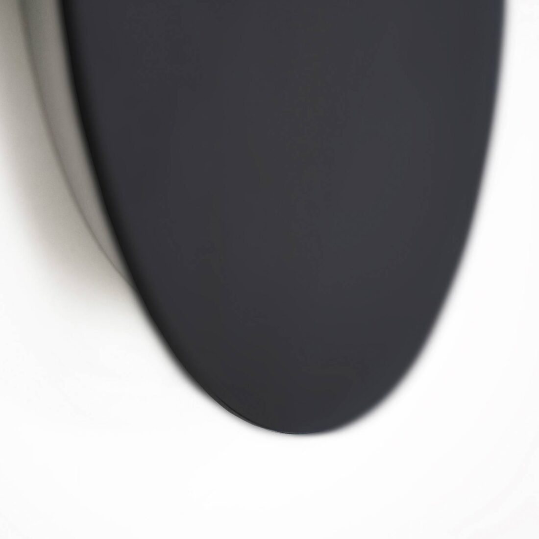 Escale Nástěnné svítidlo Blade LED černé matné Ø 59 cm