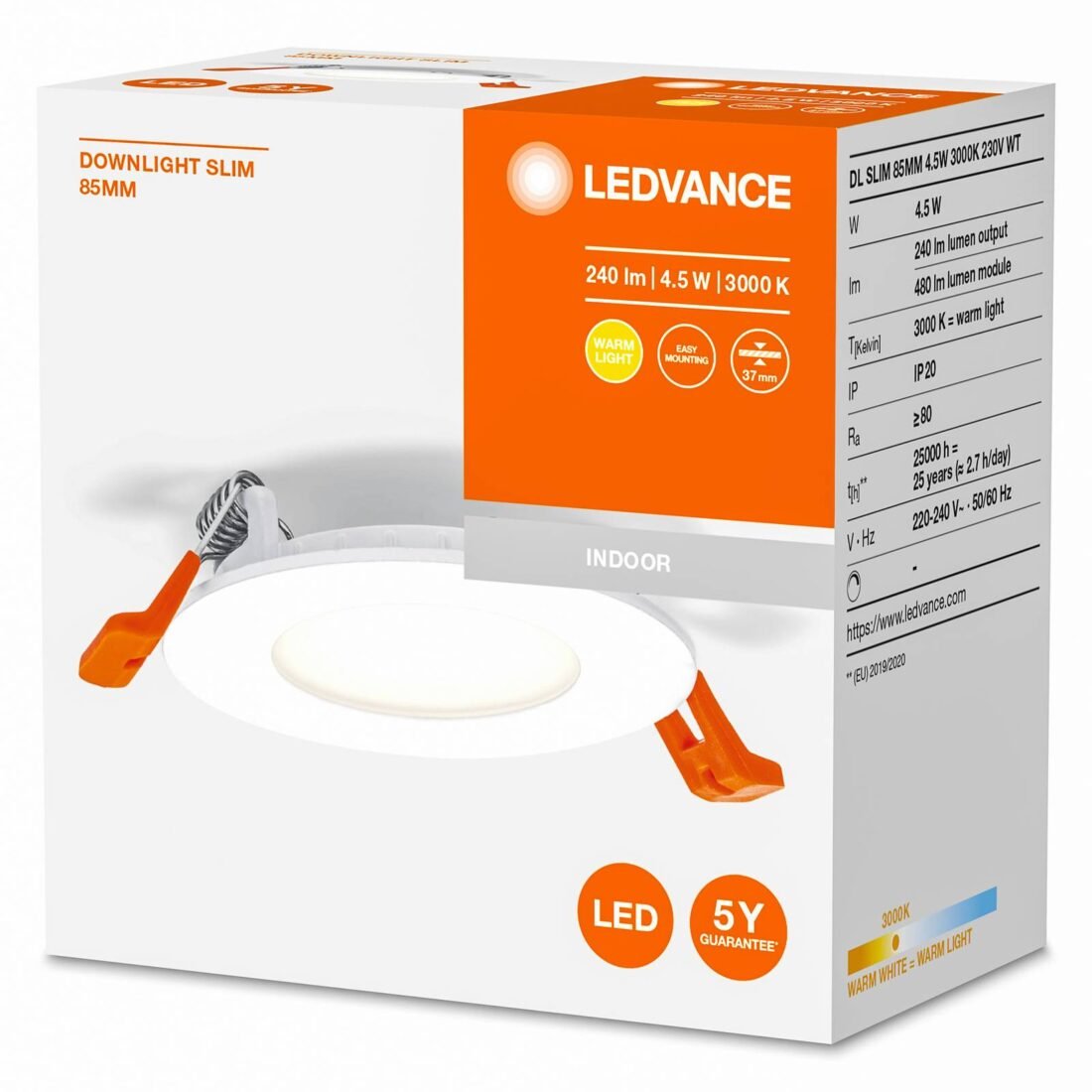 LEDVANCE Recess Slim LED vestavné svítidlo Ø8