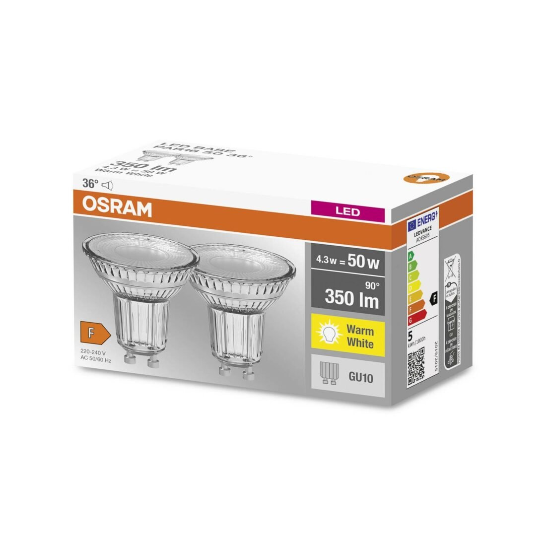 OSRAM LED reflektor GU10 PAR16 4