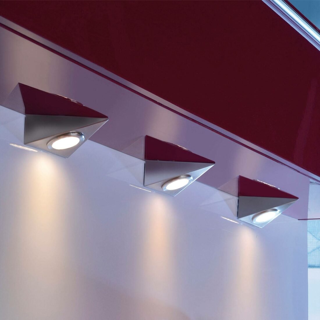 Paul Neuhaus LED podhledové světlo Helena trojúhelník 3ks 3000K