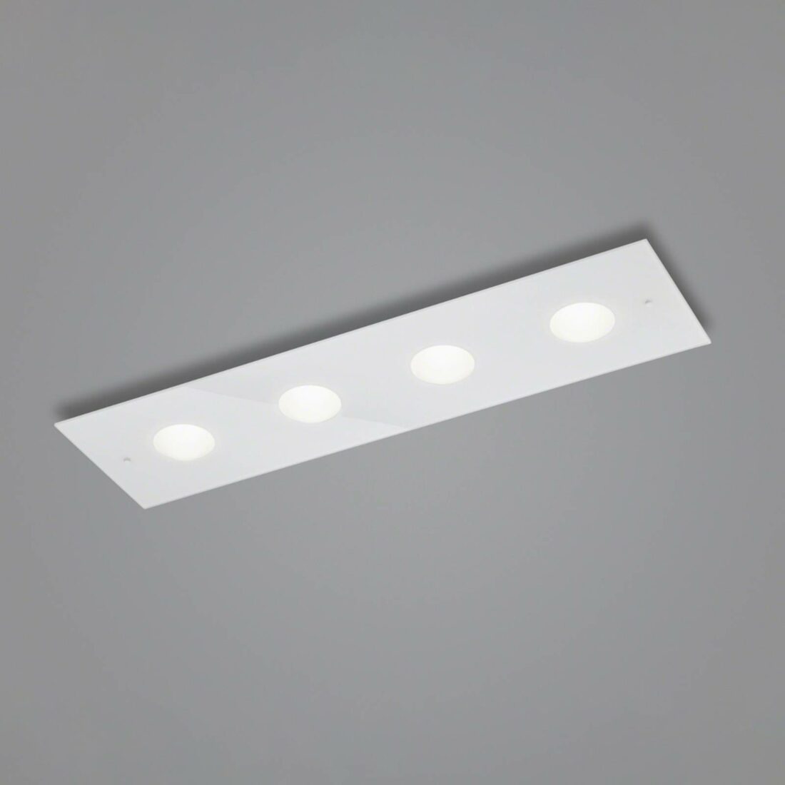 Helestra Nomi LED stropní světlo 75x21cm dim bílá