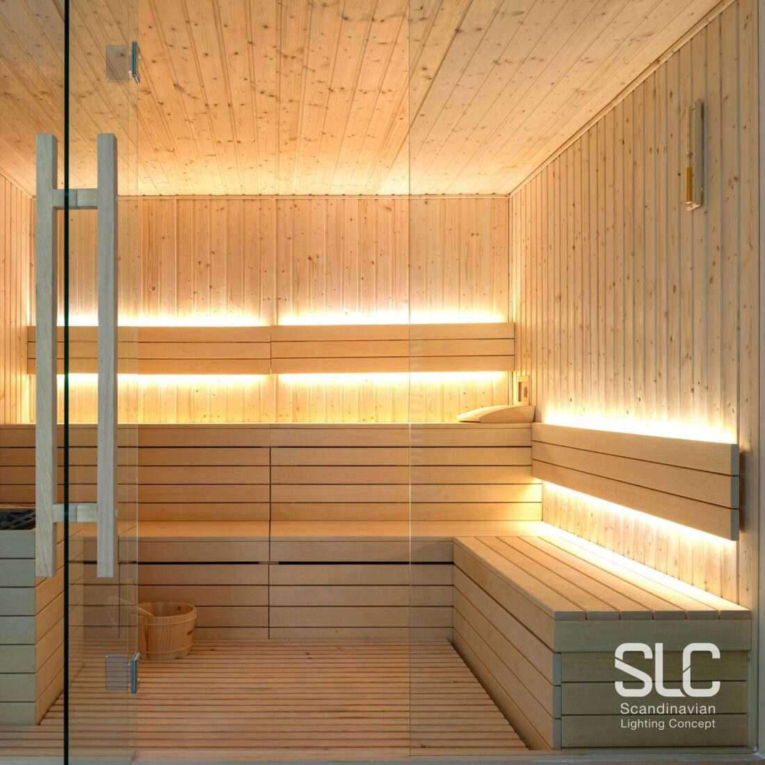The Light Group SLC LED-pásek do sauny 105°C