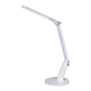 Aluminor LED stolní lampa Zig s ovládacím panelem bílá