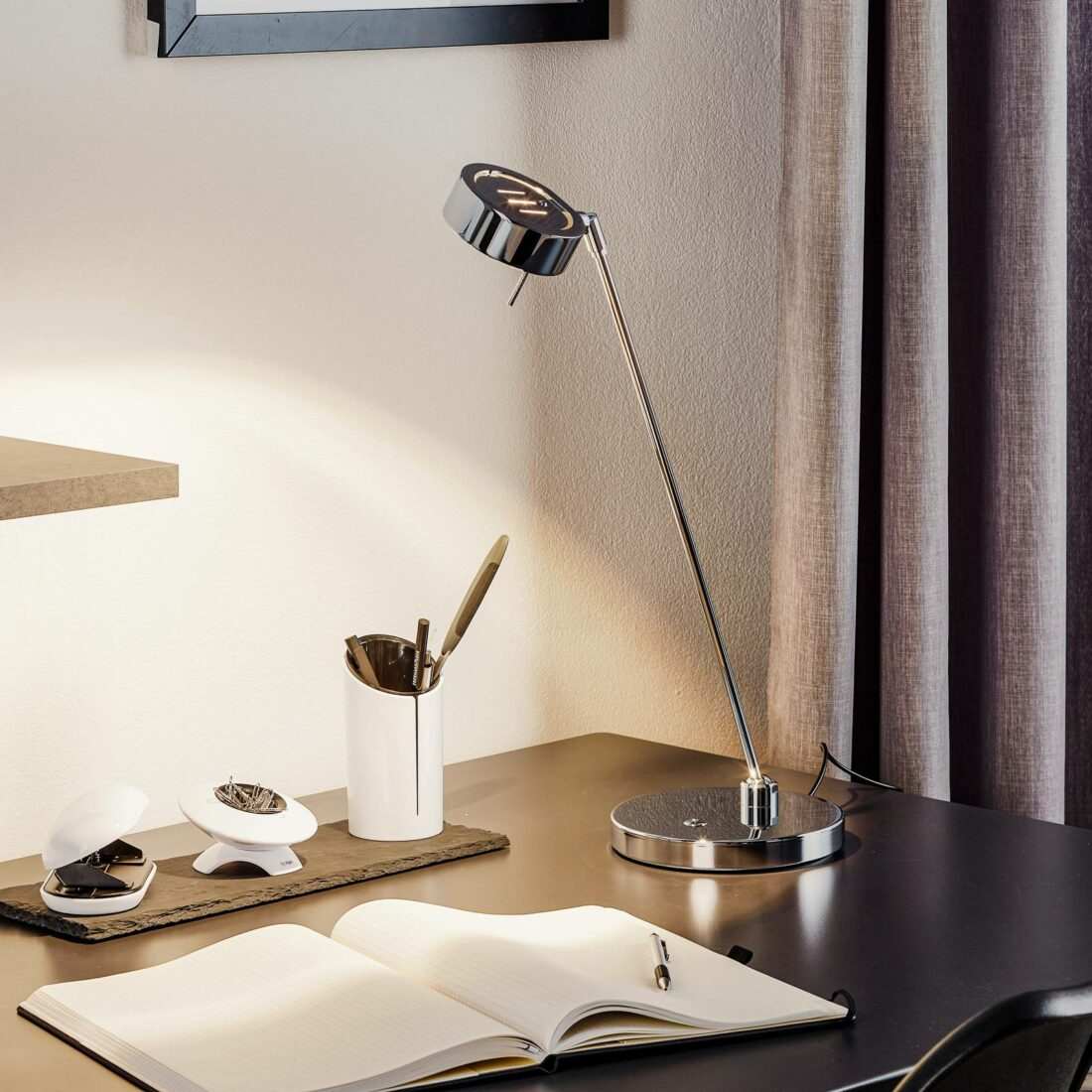 Knapstein Dvoukloubová stolní lampa LED Elegance