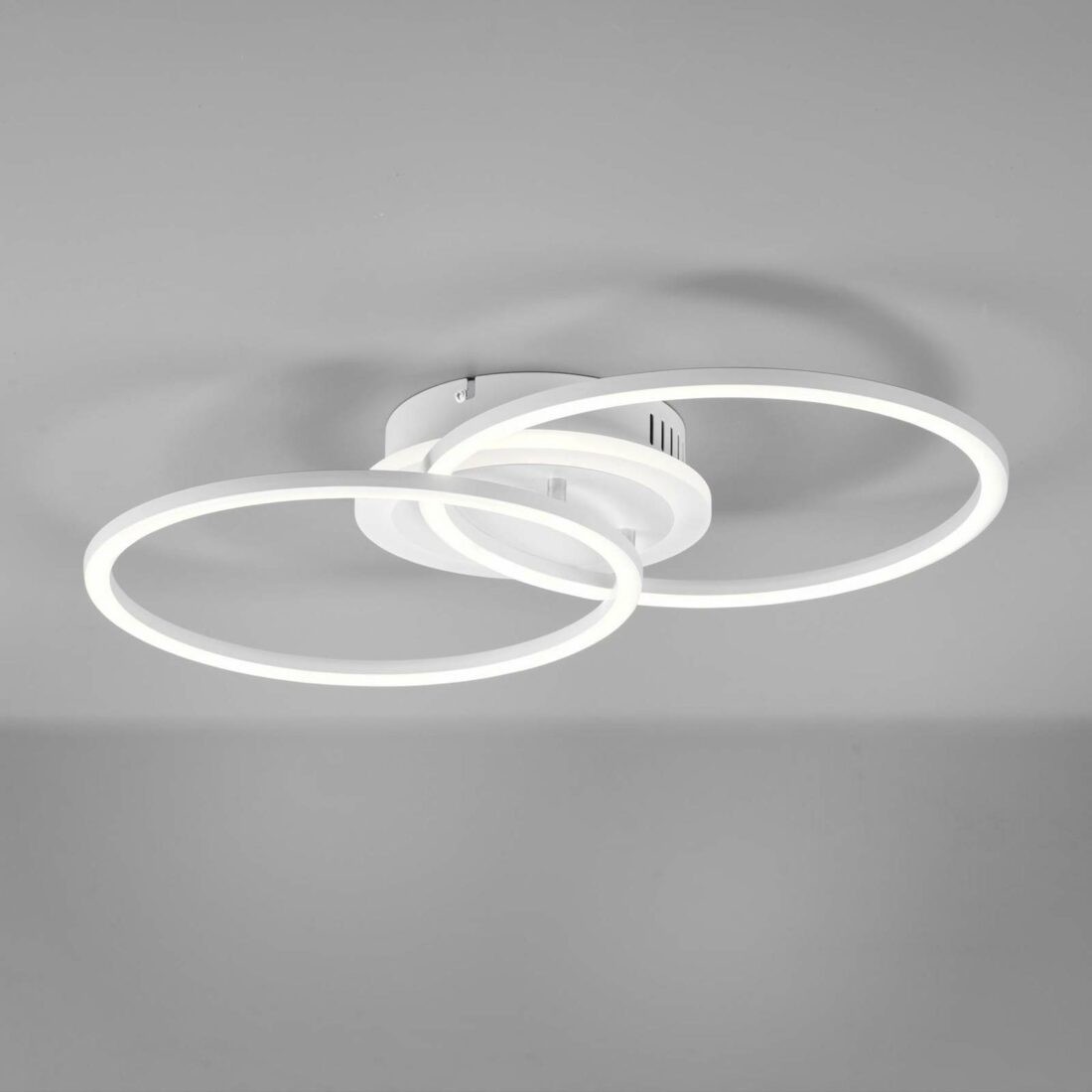 Reality Leuchten LED stropní světlo Venida kruhový design bílá